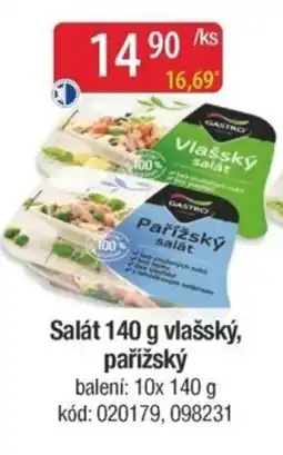 Qanto Salát vlašský, pařížský nabídka