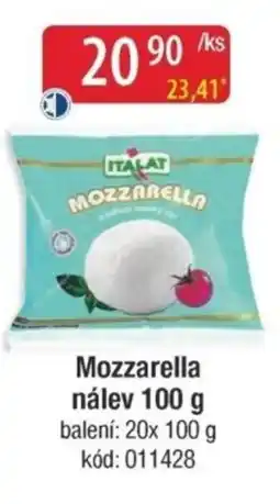 Qanto Mozzarella nálev nabídka