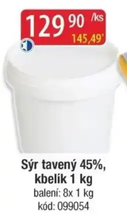 Qanto Sýr tavený 45%, kbelík nabídka