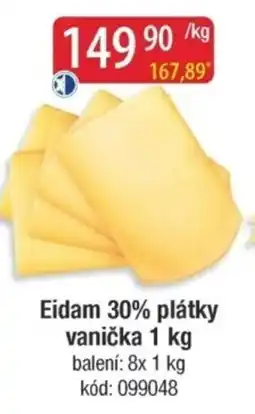 Qanto Eidam 30% plátky vanička nabídka