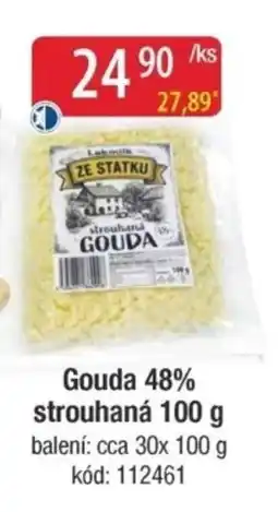 Qanto Gouda 48% strouhaná nabídka