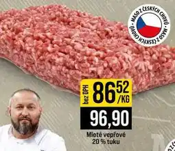 Jip Mleté vepřové 20% tuku nabídka
