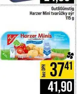 Jip Gut&Günstig Harzer Mini tvarůžky sýr nabídka