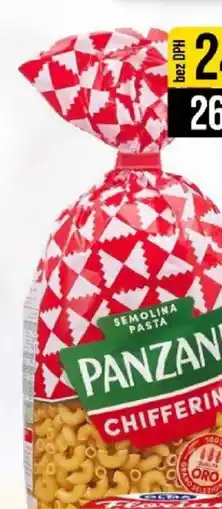 Jip Panzani semolinové těstoviny nabídka