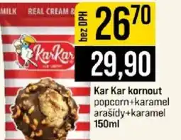 Jip Kar Kar kornout popcorn+karamel arašídy+karamel nabídka
