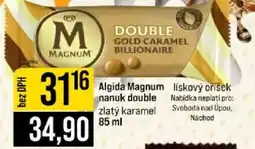 Jip Algida Magnum nanuk double zlatý karamel nabídka