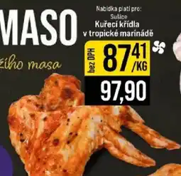 Jip Kuřecí křídla v tropické marinádě nabídka
