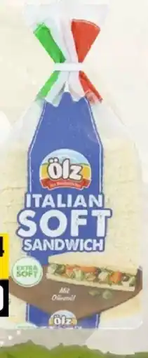 Jip Ölz Soft Sandwich Chléb toastový italský s olivovým olejem nabídka