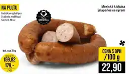 Jip Mexická klobása jalapeños se sýrem nabídka