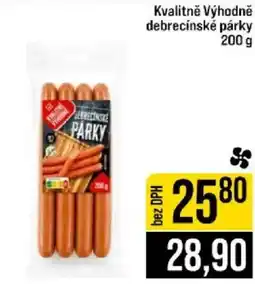 Jip Kvalitně Výhodně debrecínské párky nabídka