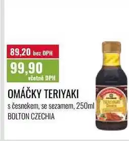 Ratio OMÁČKY TERIYAKI nabídka