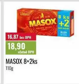 Ratio MASOX 8+2ks 110g nabídka