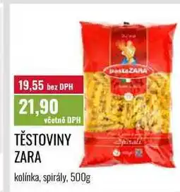 Ratio TĚSTOVINY ZARA nabídka