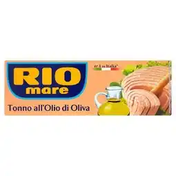Ratio Rio Mare Tuňák 3 x 80g, vybrané druhy nabídka