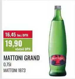 Ratio MATTONI GRAND nabídka