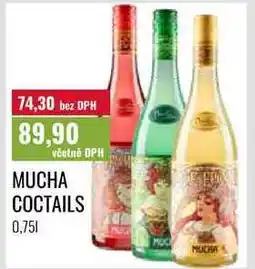 Ratio MUCHA COCTAILS nabídka