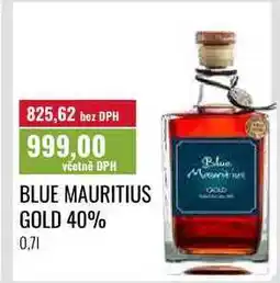 Ratio BLUE MAURITIUS GOLD 40% nabídka