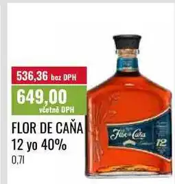 Ratio FLOR DE CANA 12 yo 40% nabídka