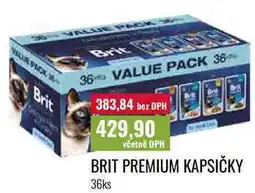 Ratio BRIT PREMIUM KAPSIČKY 36ks nabídka