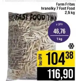 Jip Farm Frites hranolky 7 Fast Food nabídka