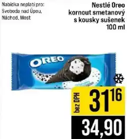 Jip Nestlé Oreo kornout smetanový s kousky sušenek nabídka