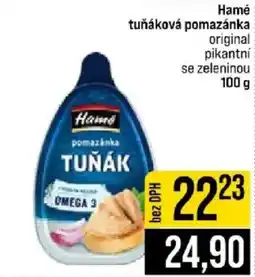 Jip Hamé tuňáková pomazánka nabídka