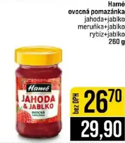 Jip Hamé ovocná pomazánka nabídka
