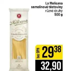 Jip La Molisana semolinové těstoviny nabídka