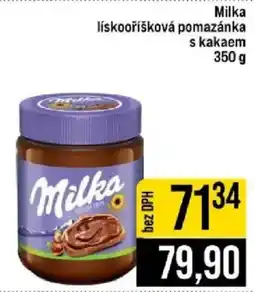 Jip Milka lískooříšková pomazánka s kakaem nabídka