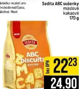 Jip Sedita ABC sušenky nabídka