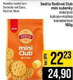 Jip Sedita Rodinné Club mini sušenky nabídka