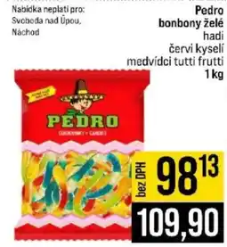Jip Pedro bonbony želé nabídka