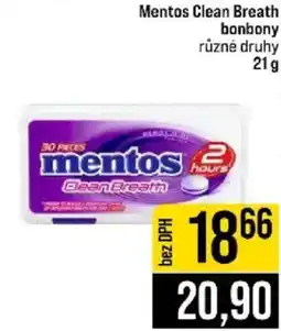Jip Mentos Clean Breath bonbony nabídka
