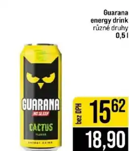 Jip Guarana energy drink nabídka