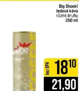 Jip Big Shock! ledová káva nabídka
