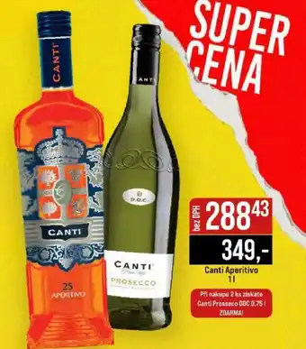 Jip Canti Aperitivo nabídka