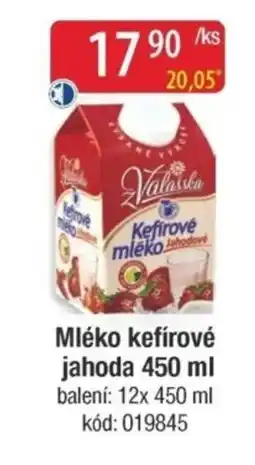 Qanto Mléko kefírové jahoda nabídka