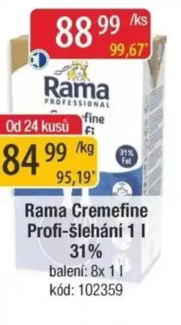 Qanto Rama Cremefine Profi-šlehání 31% nabídka