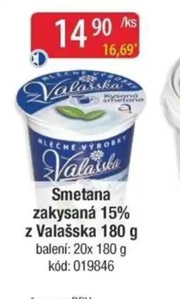 Qanto Smetana zakysaná 15% z Valašska nabídka