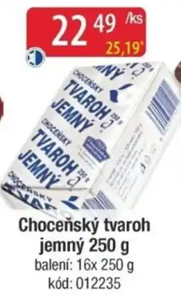 Qanto Choceňský tvaroh jemný nabídka