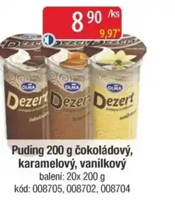 Qanto OLMA Puding čokoládový, karamelový, vanilkový nabídka