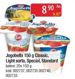 Qanto Jogobella Classic, Light sorta, Special, Standard nabídka