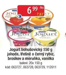 Qanto Jogurt bohušovický jahoda, třešně a černý rybíz, broskev a meruňka, vanilka nabídka