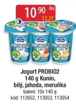 Qanto Jogurt PROBIO2 Kunín, bílý, jahoda, meruňka nabídka