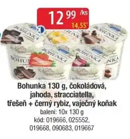 Qanto Bohunka ,čokoládová, jahoda, stracciatella, třešeň + černý rybíz, vaječný koňak nabídka