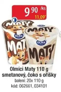 Qanto Olmíci Maty smetanový, čoko s oříšky nabídka