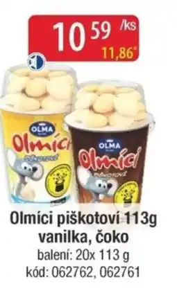 Qanto Olmici piškotoví vanilka, čoko nabídka