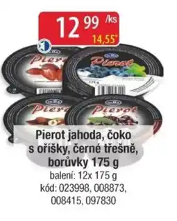 Qanto Pierot jahoda, čoko s oříšky, černé třešně, borůvky nabídka
