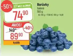 Globus Borůvky nabídka