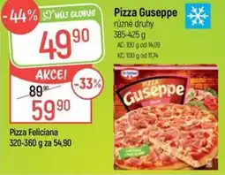 Globus Pizza Guseppe nabídka